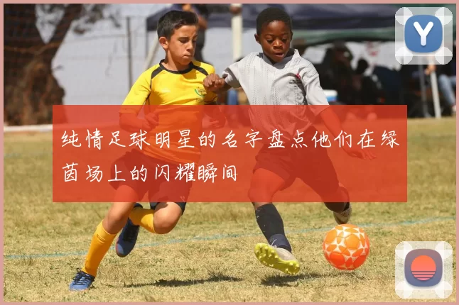 纯情足球明星的名字盘点他们在绿茵场上的闪耀瞬间