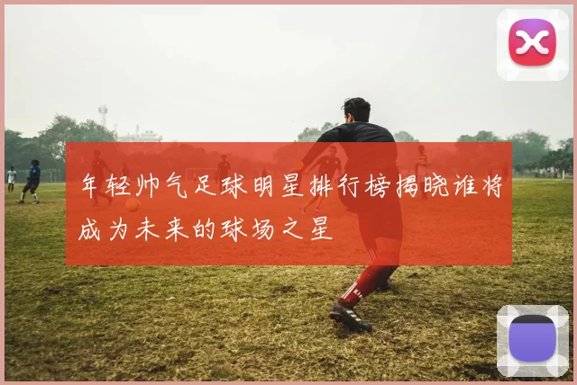 年轻帅气足球明星排行榜揭晓谁将成为未来的球场之星