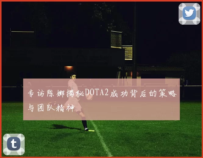 专访陈娜揭秘DOTA2成功背后的策略与团队精神